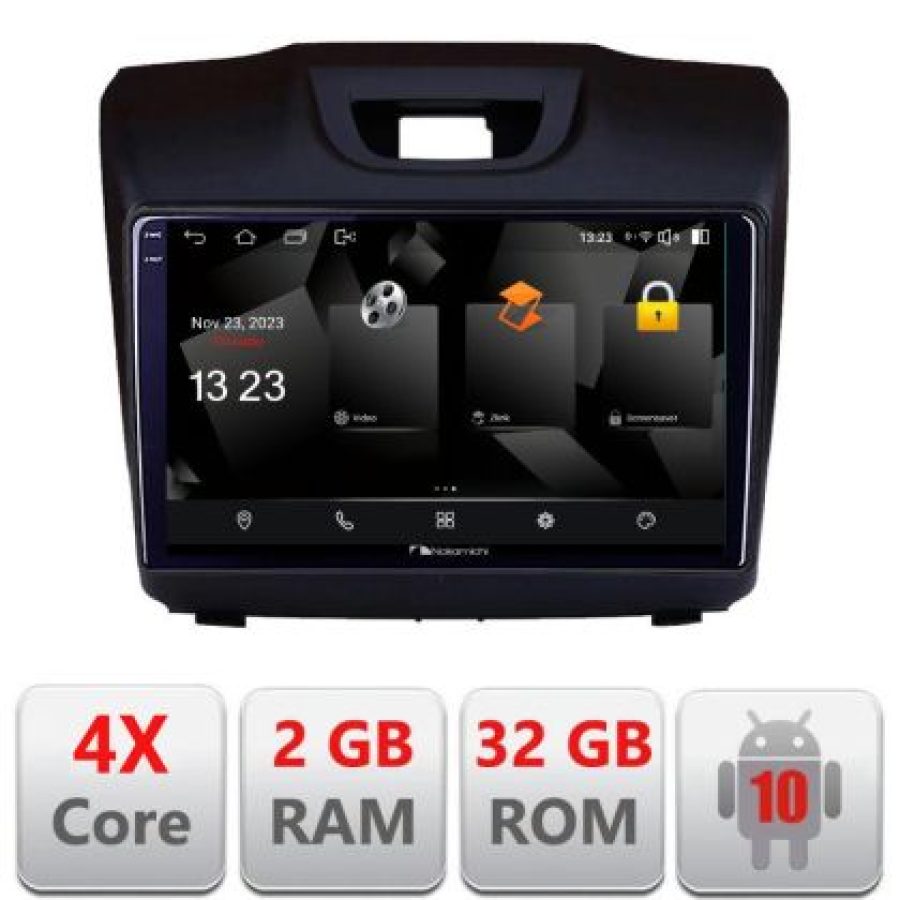 Navigatie Isuzu D-Max Quad Core 5230-2234 Android Ecran 720P Quad Core 2+32 carplay android auto - imagine 3