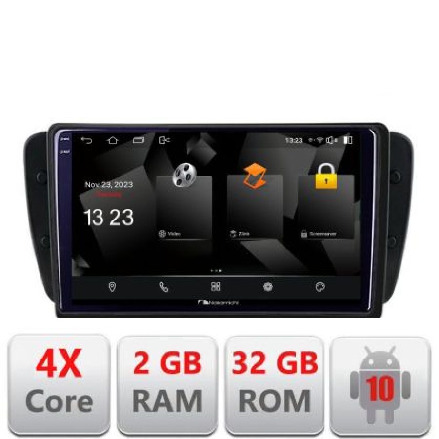 Navigatie Seat Ibiza 2008-2014 5230-246 Android Ecran 720P Quad Core 2+32 carplay android auto - imagine 3