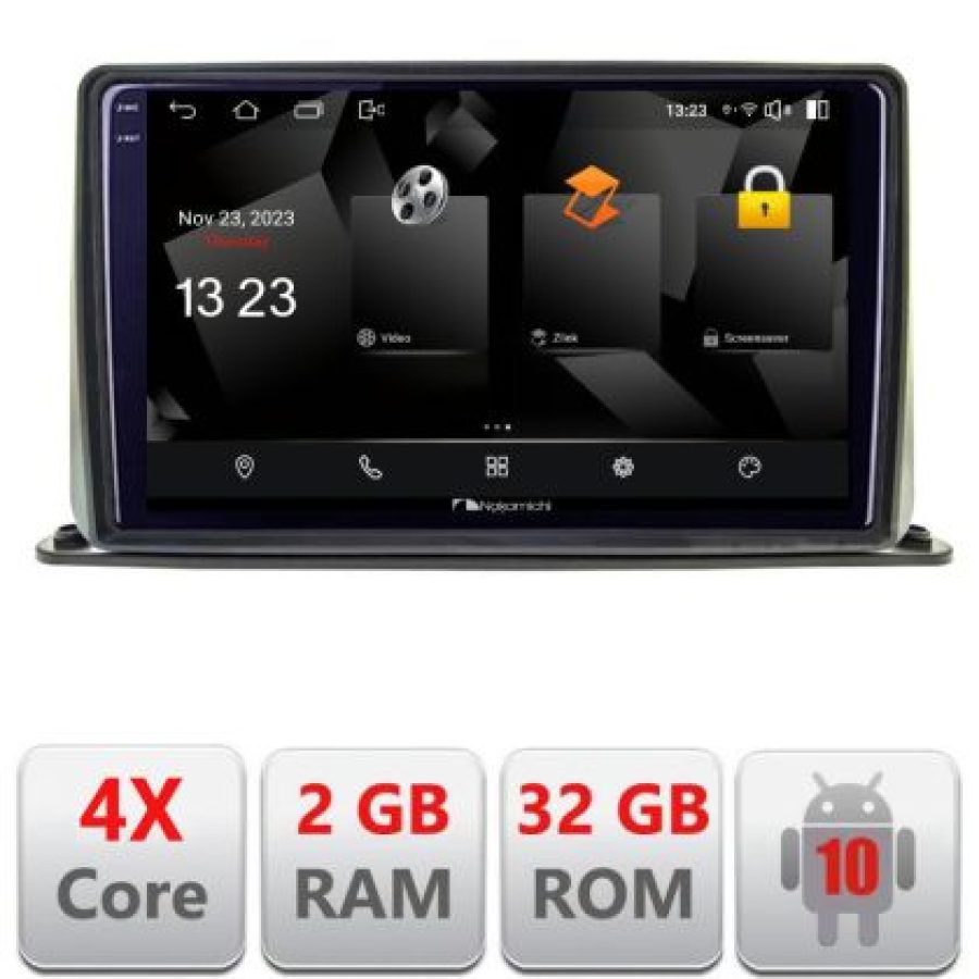 Navigatie universala 2 din 9 inch Android Ecran 720P Quad Core 2+32 carplay android auto - imagine 3