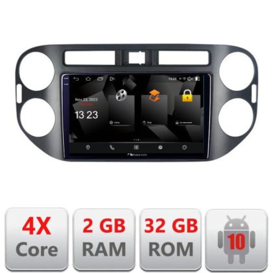 Navigatie VW Tiguan 2009-2015 Android Ecran 720P Quad Core 2+32 carplay android auto - imagine 3