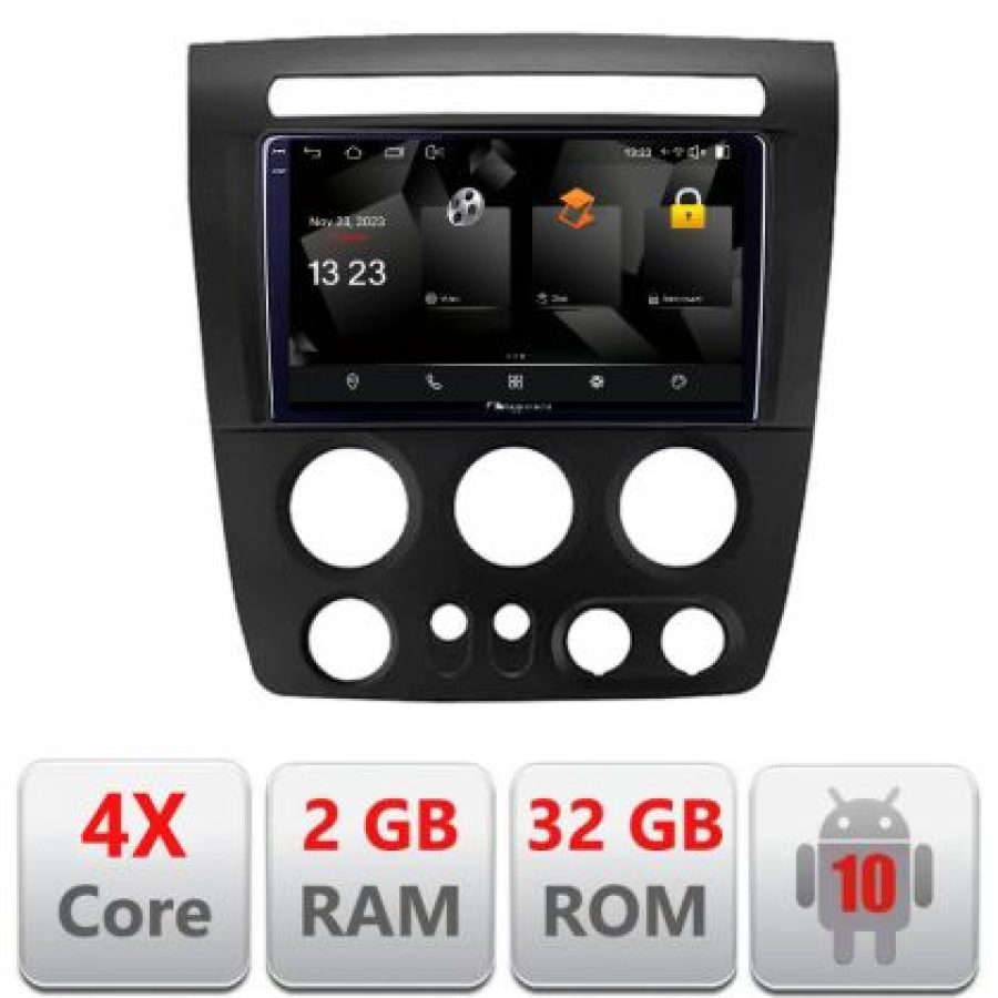 Navigatie Hummer H3 Android Ecran 720P Quad Core 2+32 carplay android auto - imagine 3
