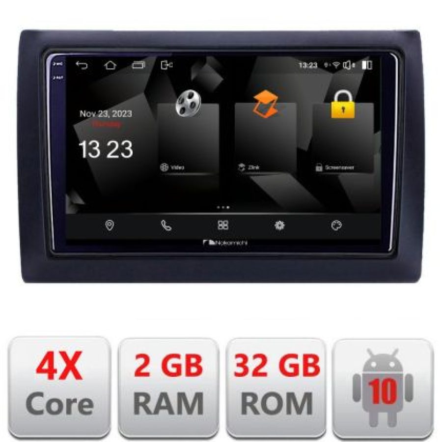 Navigatie Fiat Stilo 5230-STILO Android Ecran 720P Quad Core 2+32 carplay android auto - imagine 3