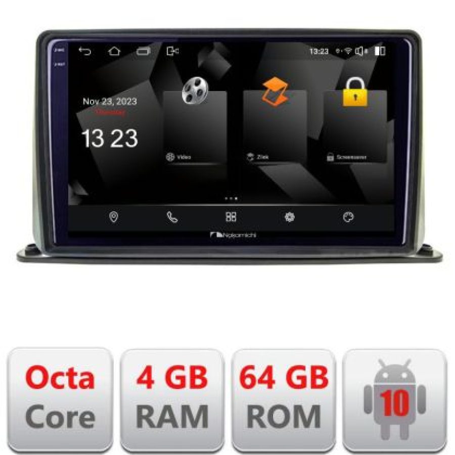 Navigatie universala 2 din 9 inch Android Octa Core 720p 4+64 DSP 360 camera carplay android auto - imagine 3