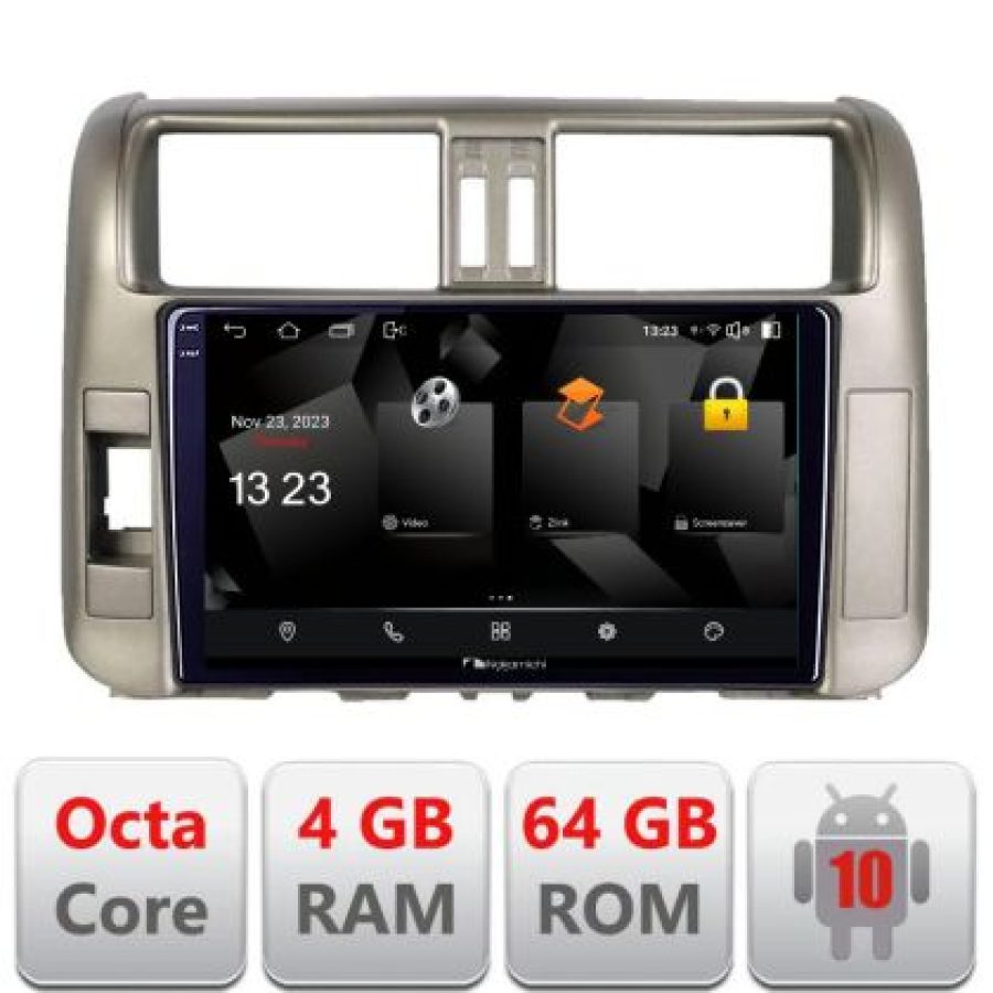 Navigatie Toyota Prado 2010-2013 5510-347 Android Octa Core 720p 4+64 DSP 360 camera carplay android auto - imagine 3