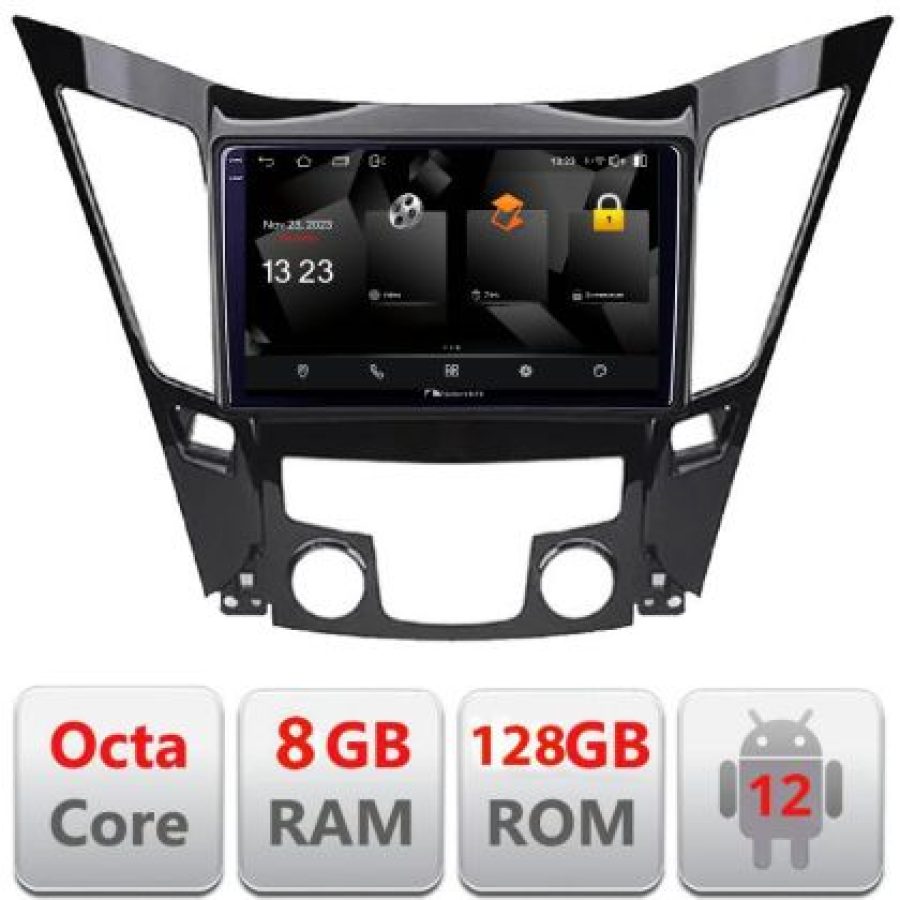 Navigatie HHyundai Sonata 2011-2015 5960Pro-259 Android Octa Core Qualcomm 2K Qled 8+128 DTS DSP 360 4G Optical - imagine 3