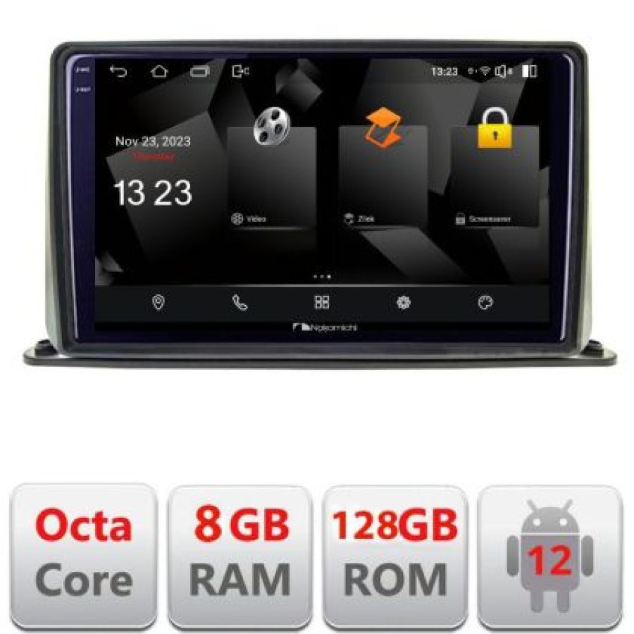 Navigatie universala 2 din 9 inch Android Octa Core Qualcomm 2K Qled 8+128 DTS DSP 360 4G Optical - imagine 3