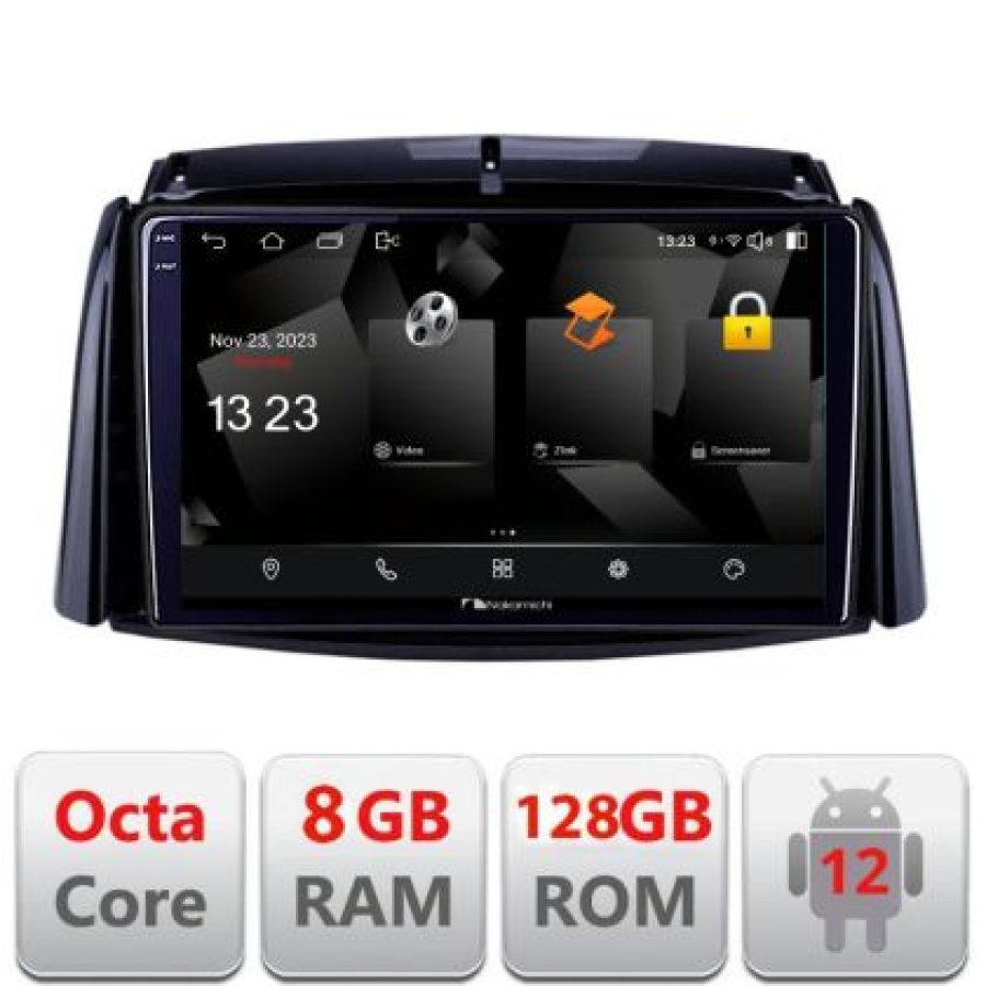 Navigatie Renault Koleos 2009-2016 5960Pro-KOLEOS Android Octa Core Qualcomm 2K Qled 8+128 DTS DSP 360 4G Optical - imagine 3