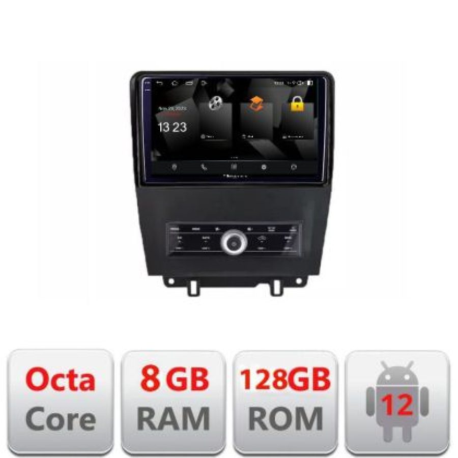 Navigatie Ford Mustang intre anii 2009-2014 Android Octa Core Qualcomm 2K Qled 8+128 DTS DSP 360 4G Optical - imagine 3