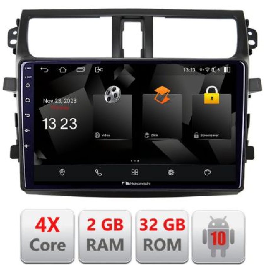 Navigatie Suzuki Celerio 2014-2021 Android Ecran 720P Quad Core 2+32 carplay android auto - imagine 3