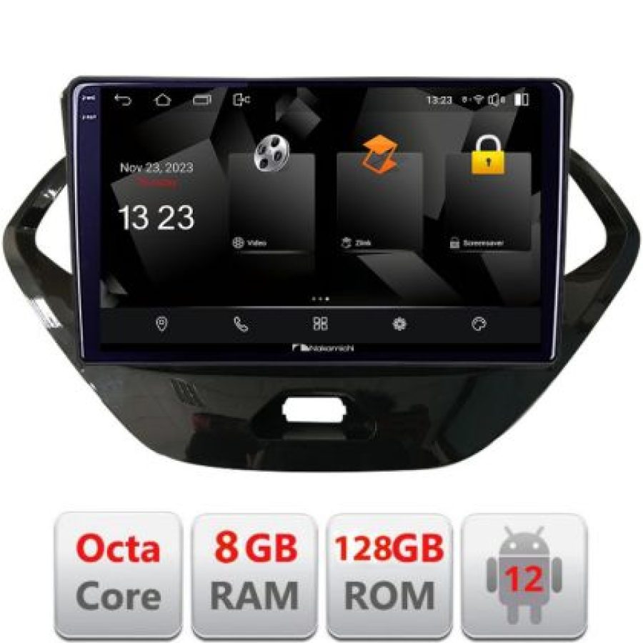 Navigatie Ford KA 2015-2020 Android radio gps internet octa core 8+128 carplay android auto - imagine 3