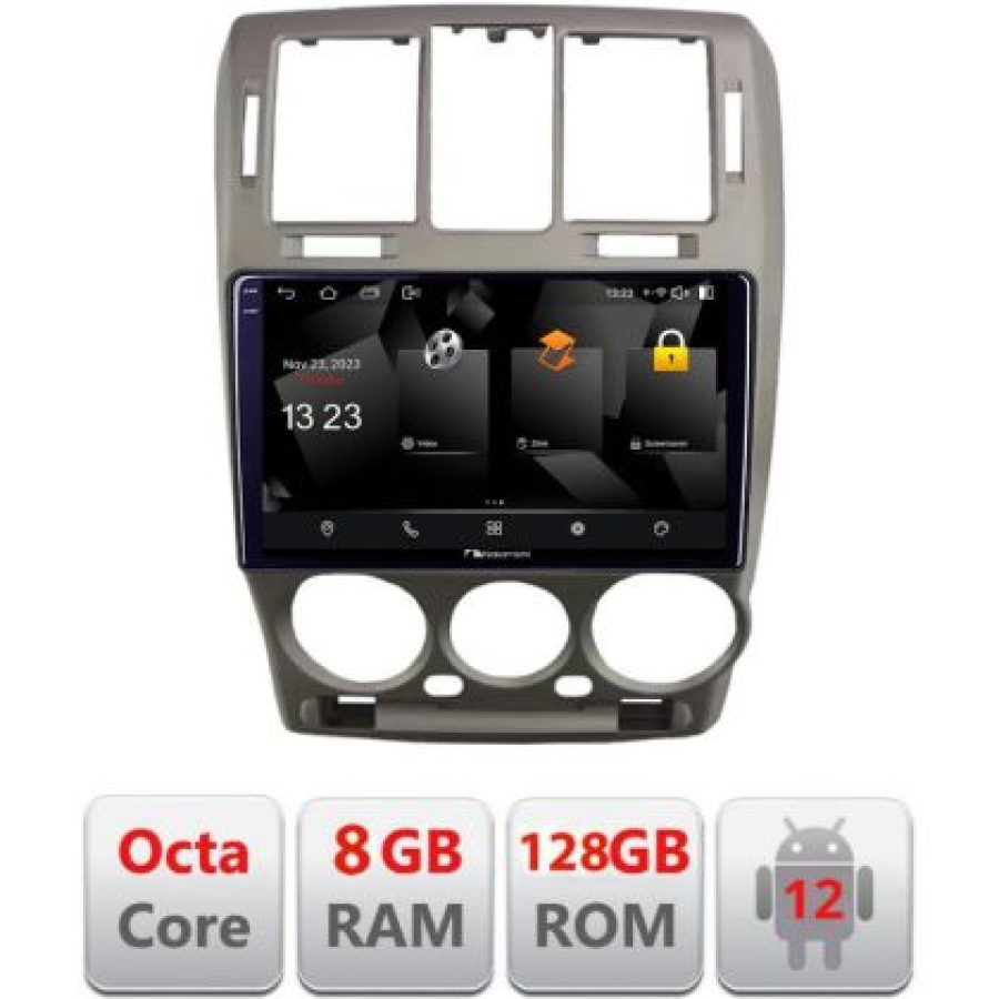 Navigatie HHyundai Getz 2002-2010 Android radio gps internet octa core 8+128 carplay android auto - imagine 3