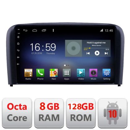 Navigatie Volvo S80 2004-2006 F-s80 Octa Core cu Android Radio Bluetooth Internet GPS WIFI DSP 8+128GB 4G - imagine 3