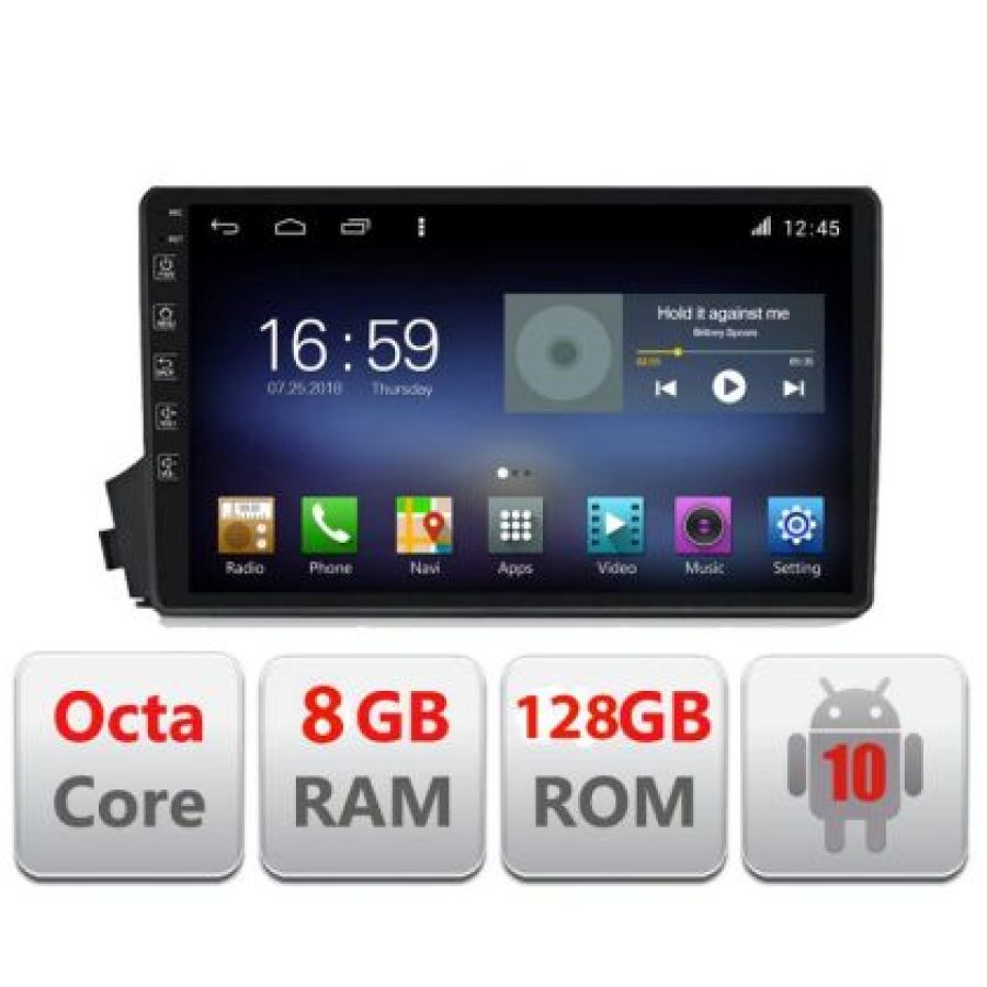Navigatie SSANGYONG KYRON ACTYON F-158 Octa Core cu Android Radio Bluetooth Internet GPS WIFI DSP 8+128GB 4G - imagine 3