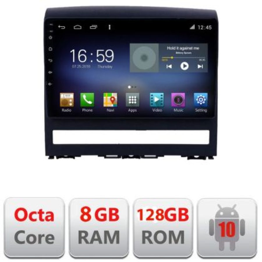 Navigatie Fiat Albea 2009-2014 F-albea Octa Core cu Android Radio Bluetooth Internet GPS WIFI DSP 8+128GB 4G - imagine 3