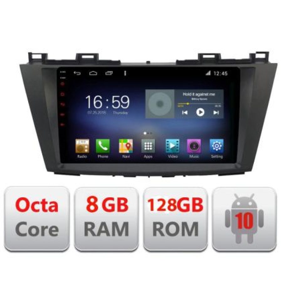 Navigatie MAZDA 5 2010-2017 F-117 Octa Core cu Android Radio Bluetooth Internet GPS WIFI DSP 8+128GB 4G - imagine 3