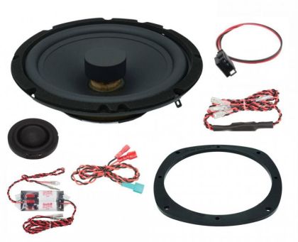 KIT Sistem component dedicat Mercedes Sprinter x-fit 110w perfect fit pe 2 căi crossover plug'n'play Audio System German Sound - imagine 4