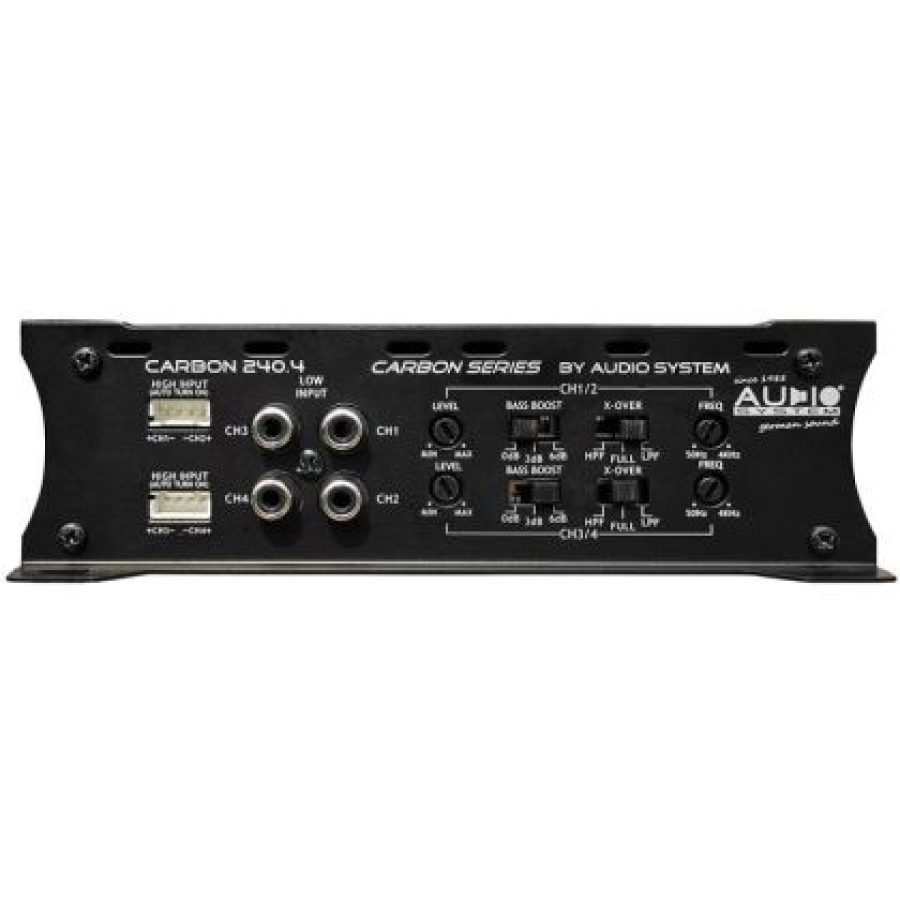 Amplificator auto  4 Canale ,Filtre HP,LP ,  seria CARBON clasa AB  4x 60(100) WRMS la 4(2) Ohm sau 2x 200 WRMS mono la 4 Ohm - imagine 8