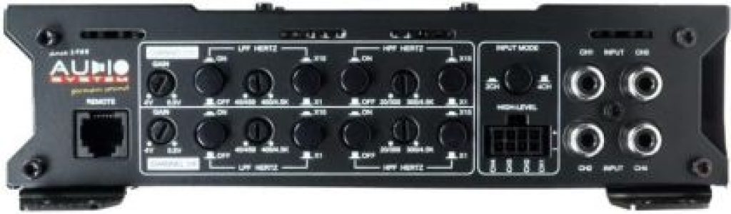 Amplificator auto Digital Filtre HP LP  BP 4 Canale audio  Seria X-ION 4x80 150 watt 2 4 ohm 2x300 watt mono Audio System Germa - imagine 8