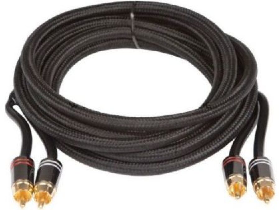 CABLU RCA HI-END , OFC  DE 5000 MM , INVELIT CU "PIELE DE SARPE" (TRESA) Audio System - imagine 4