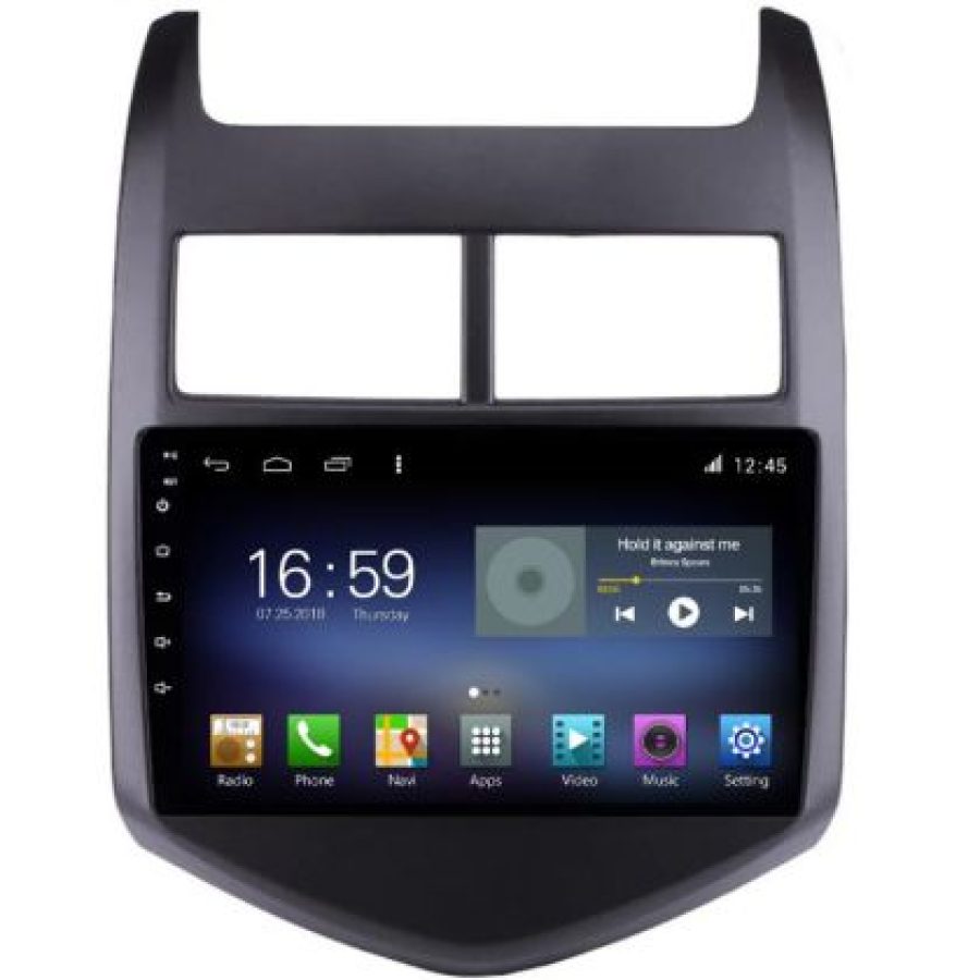 Navigatie Chevrolet Aveo 2010-2013 F-aveo10 Octa Core cu Android Radio Bluetooth Internet GPS WIFI DSP 8+128GB 4G - imagine 4