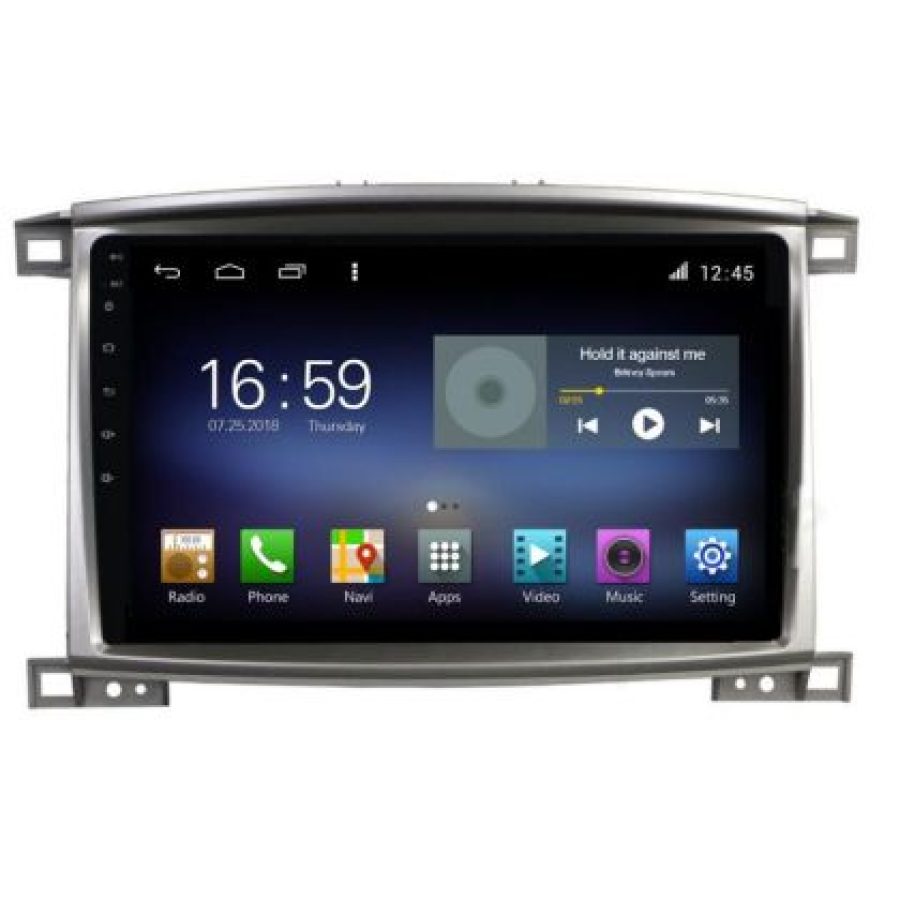 Navigatie Toyota Land Cruiser L100 2002-2008 F-L100 Octa Core cu Android Radio Bluetooth Internet GPS WIFI DSP 8+128GB - imagine 4