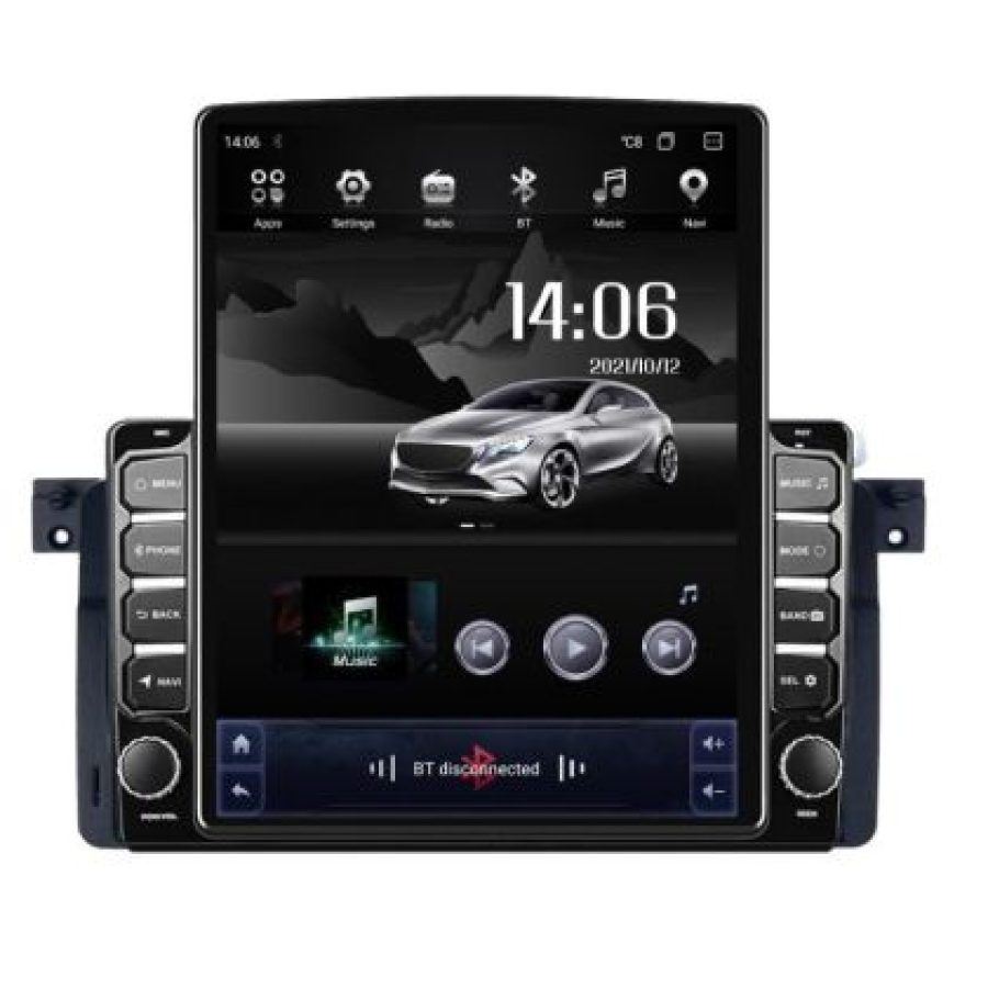 Navigatie BMW Seria 3 E46 G-052 ecran tip TESLA 9.7" cu Android Radio Bluetooth Internet GPS WIFI 4+32GB DSP 4G Octa C - imagine 6