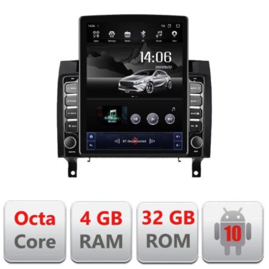Navigatie Mercedes SLK 2004-2011 G-SLK ecran tip TESLA 9.7" cu Android Radio Bluetooth Internet GPS WIFI 4+32GB DSP 4G - imagine 6
