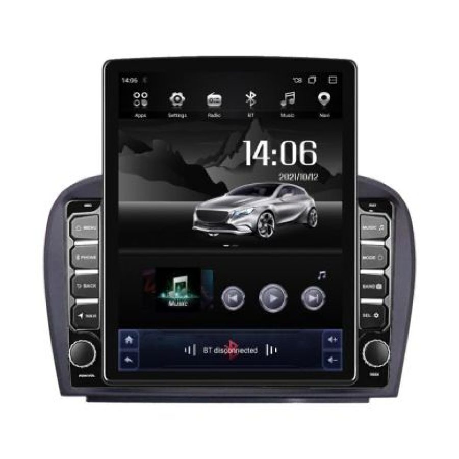 Navigatie Mercedes SL W230 2004-2011 G-W230 ecran tip TESLA 9.7" cu Android Radio Bluetooth Internet GPS WIFI 4+32GB D - imagine 6