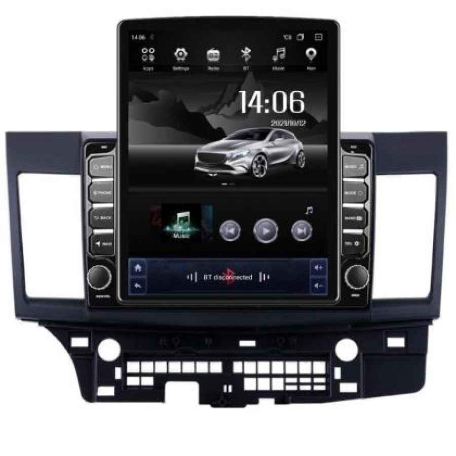 Navigatie MITSUBISHI LANCER H-037 ecran tip TESLA 9.7" cu Android Radio Bluetooth Internet GPS WIFI 4+32GB DSP 4G Octa - imagine 6