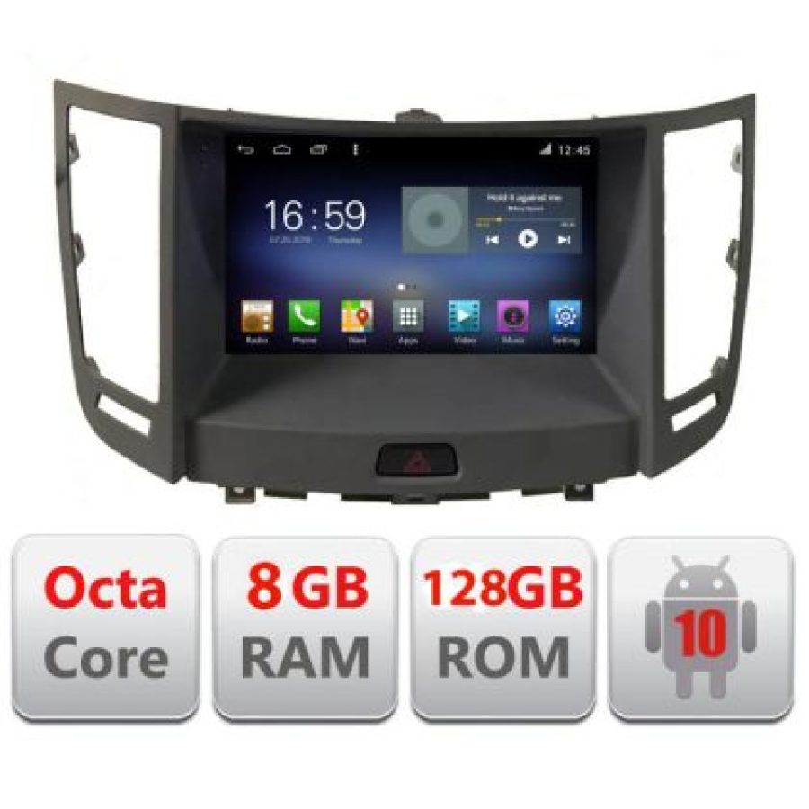 Navigatie Infinity FX intre anii 2009-2012 Android radio gps internet Octa Core 8+128 LTE Kit-fx35+EDT-E609 - imagine 4