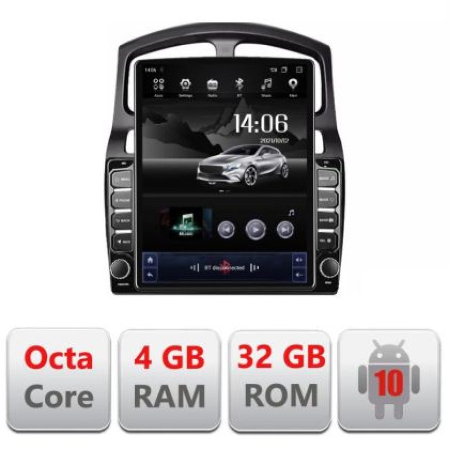 Navigatie HHyundai Santa Fe 2000-2006 Android radio gps internet Octa Core 4+64 LTE Kit-santafe-old+EDT-E709 - imagine 6