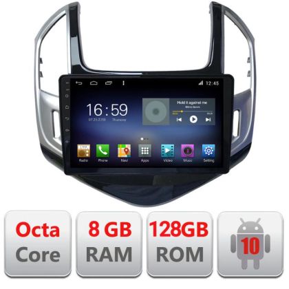 Navigatie Chevrolet Cruze 2013-F-1267 Octa Core cu Android Internet Bluetooth Radio GPS WiF DSP 4G 8+128 GB - imagine 4