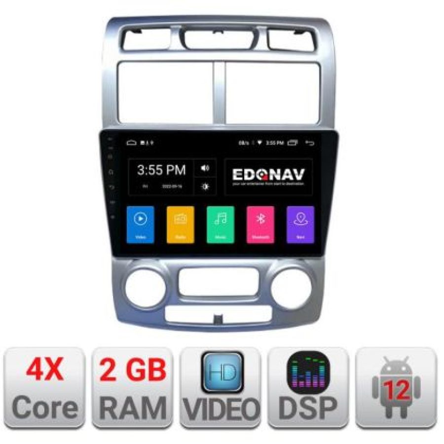 Navigatie Kia Sportage 2005-2007 A-0023  2+32 GB Android Waze USB Navigatie Internet Youtube Radio - imagine 5