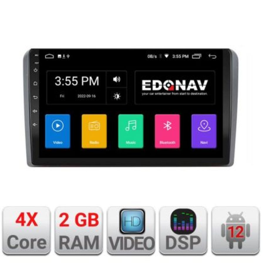 Navigatie Audi A3 8P Quad Core A-049  2+32 GB Android Waze USB Navigatie Internet Youtube Radio - imagine 5
