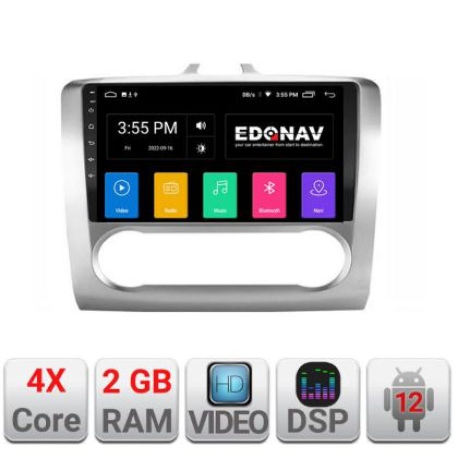 Navigatie Ford Focus 2 Automat A-140-automatic  2+32 GB Android Waze USB Navigatie Internet Youtube Radio - imagine 5