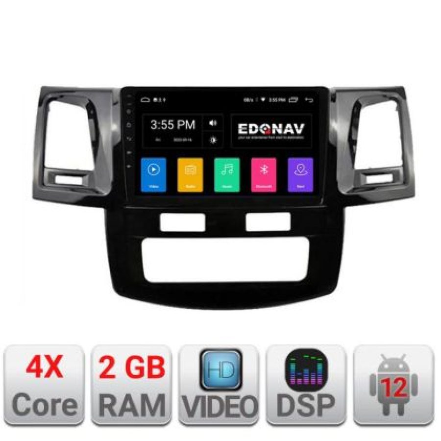 Navigatie Toyota Hilux 2008-2014 A-143  2+32 GB Android Waze USB Navigatie Internet Youtube Radio - imagine 5