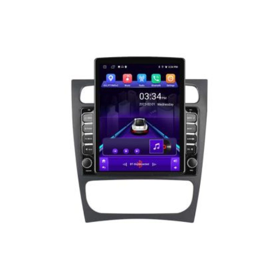 Navigatie Mercedes C W203 2000-2004 K-clk ecran tip TESLA 9.7" cu Android Radio Bluetooth Internet GPS WIFI 2+32 DSP Q - imagine 6