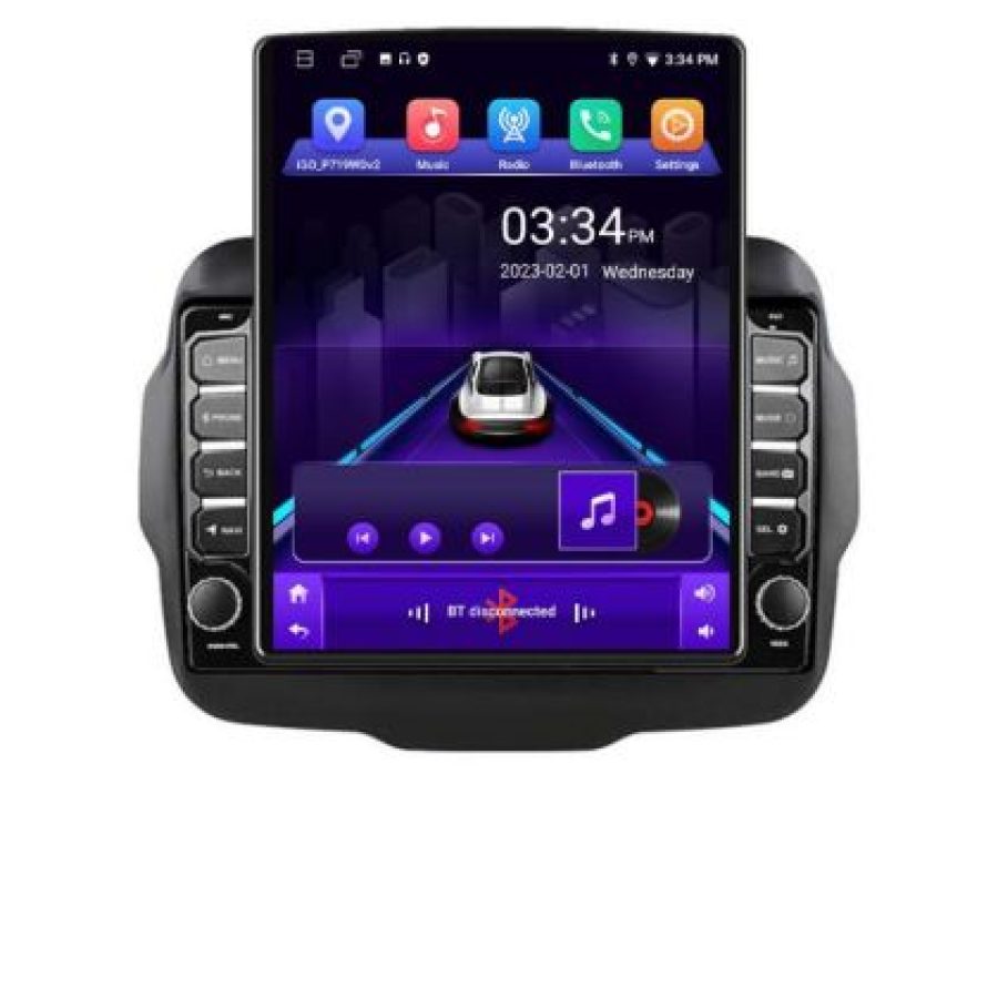 Navigatie Jeep Renegade K-500 ecran tip TESLA 9.7" cu Android Radio Bluetooth Internet GPS WIFI 2+32 DSP Quad Core - imagine 6