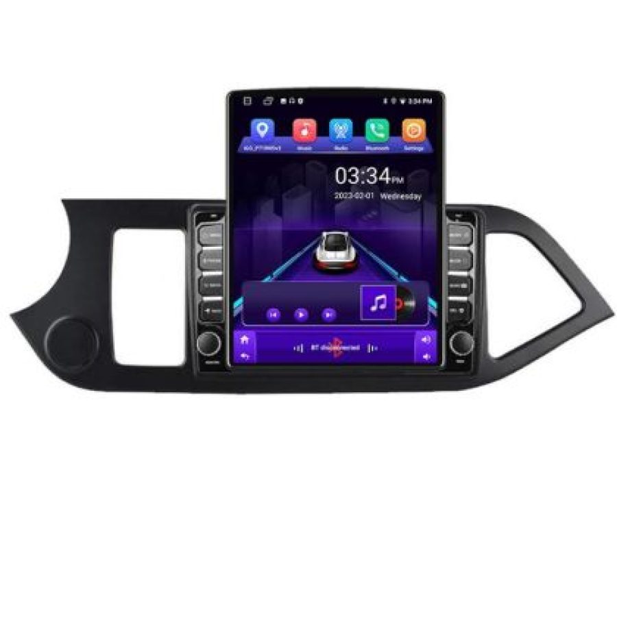 Navigatie Kia Picanto 2011-2015 K-217 ecran tip TESLA 9.7" cu Android Radio Bluetooth Internet GPS WIFI 2+32 DSP Quad - imagine 6