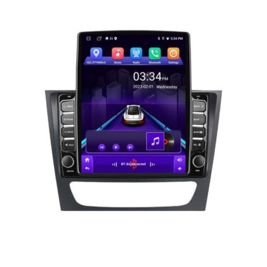 Navigatie Mercedes W211 W219 K-090 ecran tip TESLA 9.7" cu Android Radio Bluetooth Internet GPS WIFI 2+32 DSP Quad Cor - imagine 6