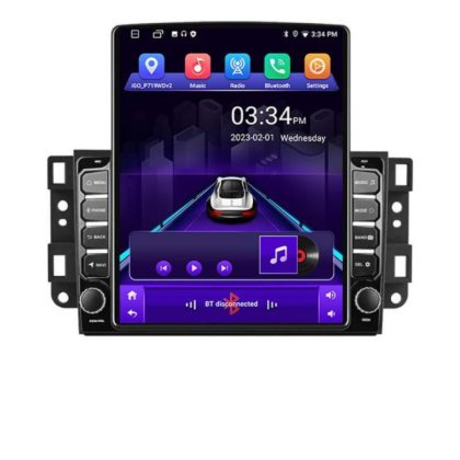 Navigatie Chevrolet Captiva K-020 ecran tip TESLA 9.7" cu Android Radio Bluetooth Internet GPS WIFI 2+32 DSP Quad Core - imagine 6