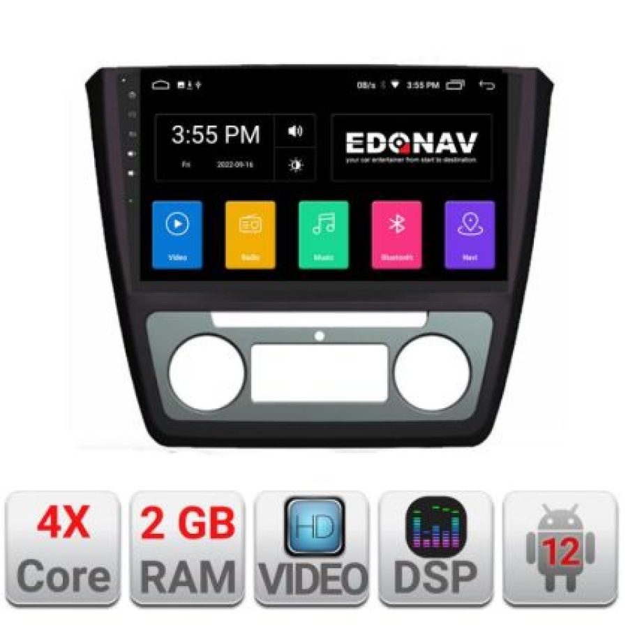 Navigatie Skoda Yeti 2009-2014 A-YETI  2+32 GB Android Waze USB Navigatie Internet Youtube Radio - imagine 5
