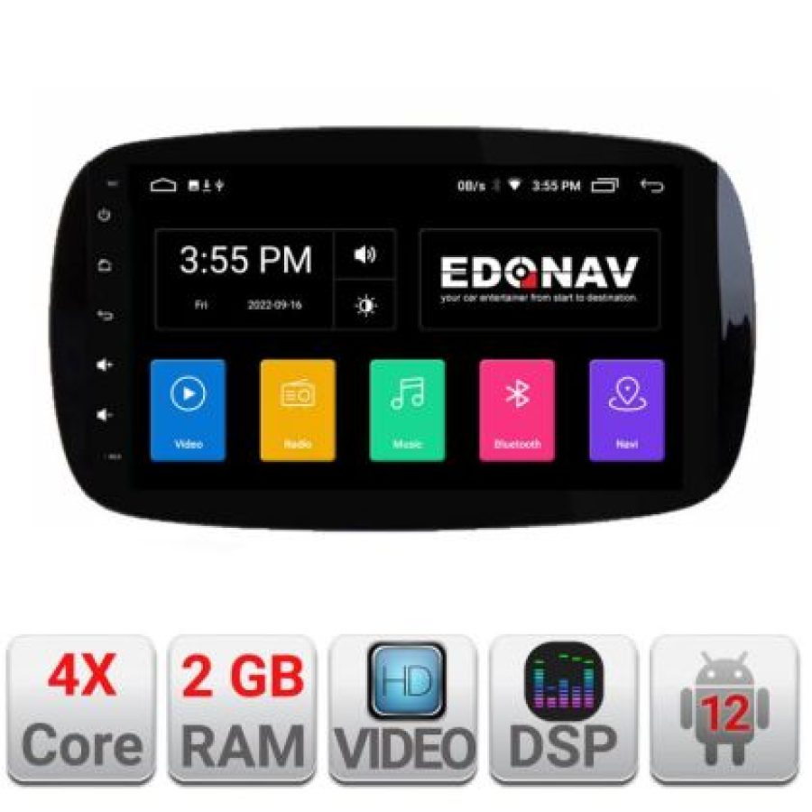 Navigatie Smart For Two 2015- A-Smart15  2+32 GB Android Waze USB Navigatie Internet Youtube Radio - imagine 5
