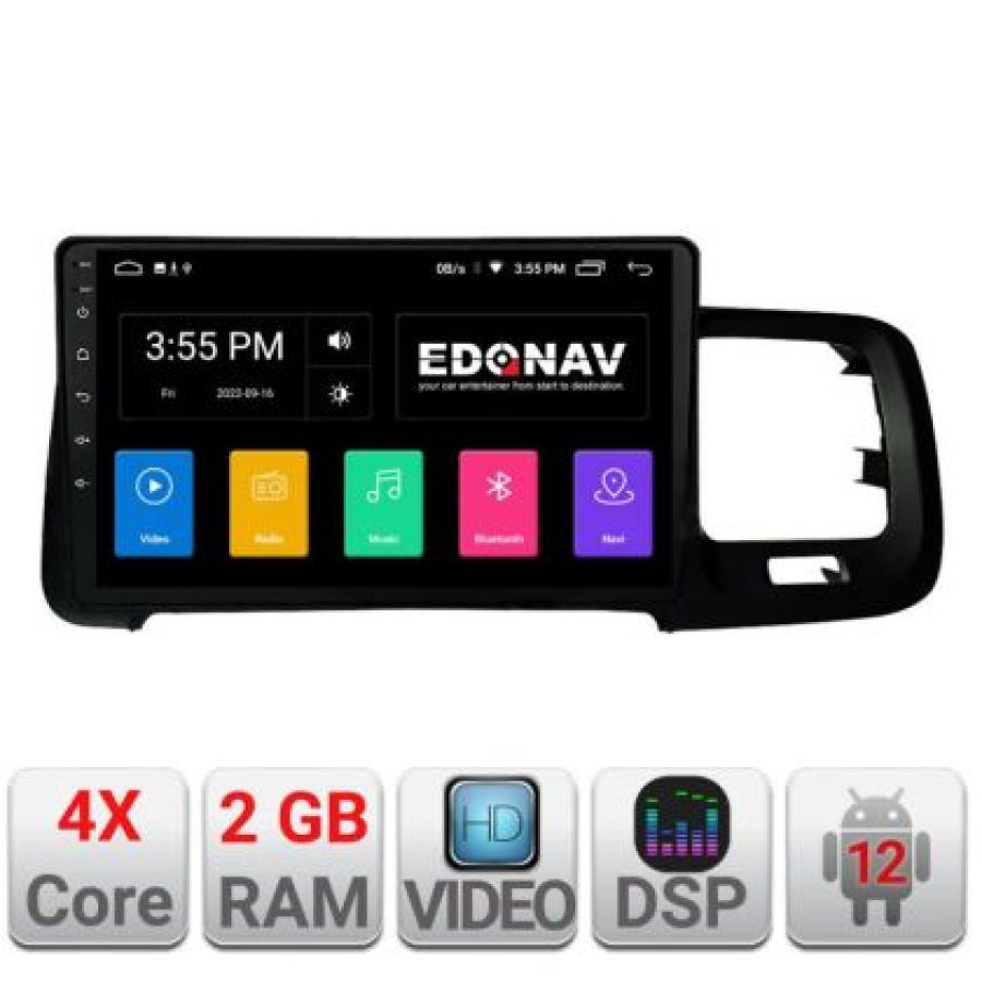 Navigatie Volvo S60 2014-2018 cu sistem Sensus Connect A-s60-14  2+32 GB Android Waze USB Navigatie Internet Youtube R - imagine 5