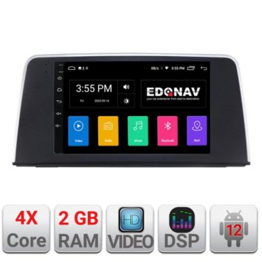 Navigatie BMW Seria 3 F30 2012-2016  2+32 GB Android Waze USB Navigatie Internet Youtube Radio Kit-f30-nbt+EDT-E209 - imagine 5