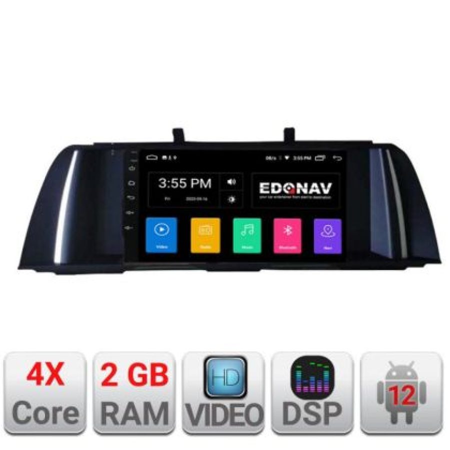 Navigatie Seria 5 F10 2010-2012 CIC  2+32 GB Android Waze USB Navigatie Internet Youtube Radio Kit-f10-cic+EDT-E209 - imagine 5