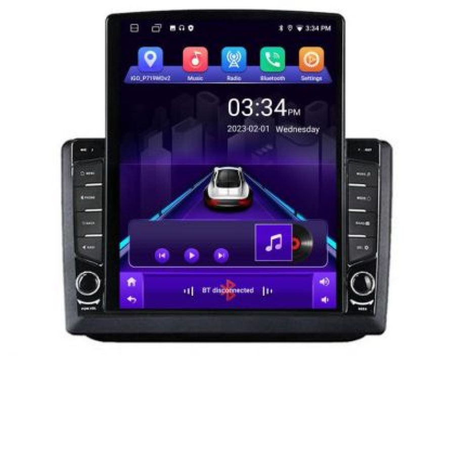 Navigatie Skoda Fabia 2 2009-2014 Android radio gps internet quad core 2+32 ecran vertical 9.7" Kit-fabia2+EDT-E708 - imagine 6