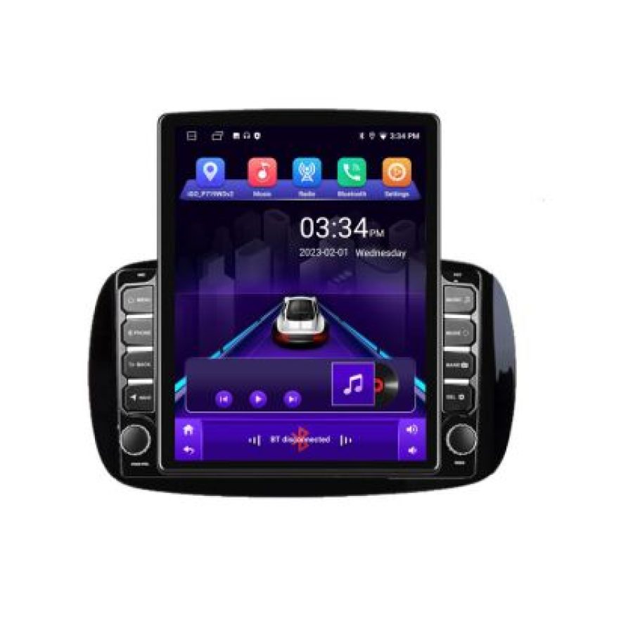 Navigatie Smart For Two 2015- K-Smart15 ecran tip TESLA 9.7" cu Android Radio Bluetooth Internet GPS WIFI 2+32 DSP Qua - imagine 6