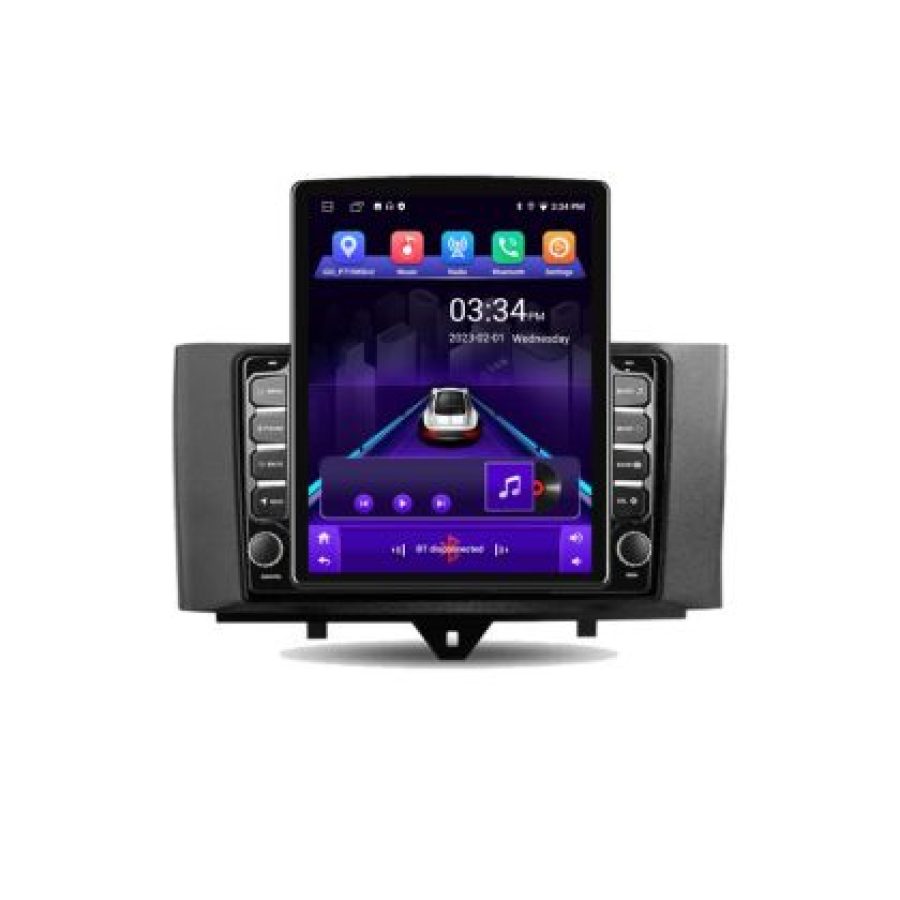 Navigatie Smart For Two 2010-2015 K-Smart10 ecran tip TESLA 9.7" cu Android Radio Bluetooth Internet GPS WIFI 2+32 DSP - imagine 6