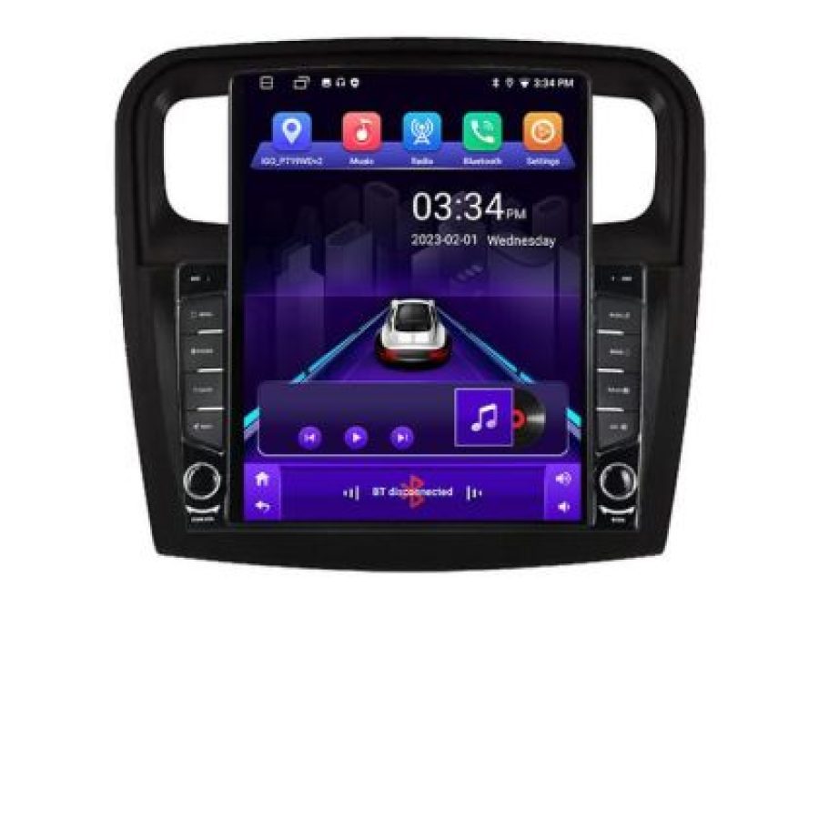 Navigatie Dacia Sandero 2012-2020 var B ecran tip TESLA 9.7" cu Android Radio Bluetooth Internet GPS WIFI 2+32 DSP Qua - imagine 6